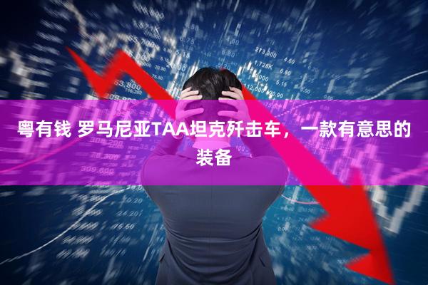 粤有钱 罗马尼亚TAA坦克歼击车，一款有意思的装备